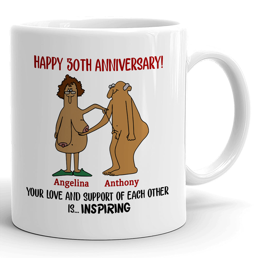 Funny Anniversary Wife Husband I Want To Grow Old Personalized Mug