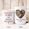 Funny Couple Anniversary You Survived Me Boyfriend Personalized Mug