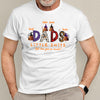 Funny Daddy&#39;s Little Shits Dad Kids Halloween Personalized Shirt