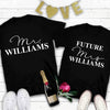 Personalized Future Mr And Mrs. Engagement Fiancee Fiance Gift For Couple Matching Tshirt
