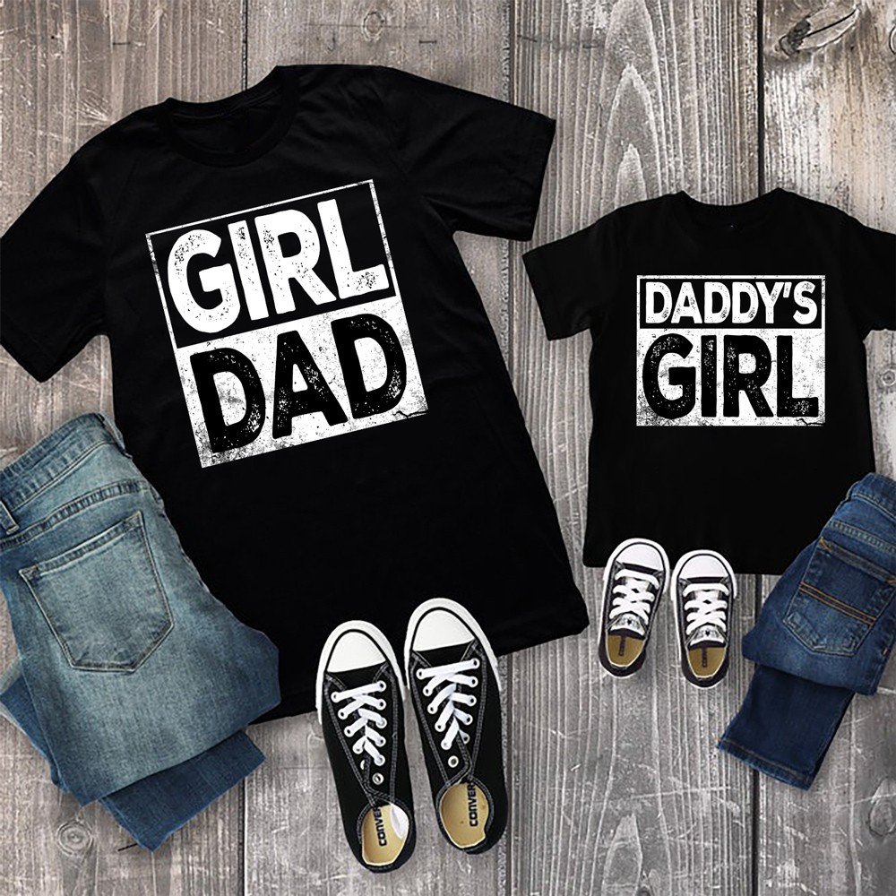 Girl Dad Matching Daddy And Me Shirt Dad And Baby Gift - Vista Stars -  Personalized gifts for the loved ones