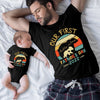 Our First Father&#39;s Day Bear Daddy And Me Personalized Matching Shirt