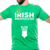 Irish breathalyzer blow here funny saint patricks day tshirt
