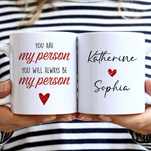 Best Friend BFF My People Meaningful Friendship Personalized Mug