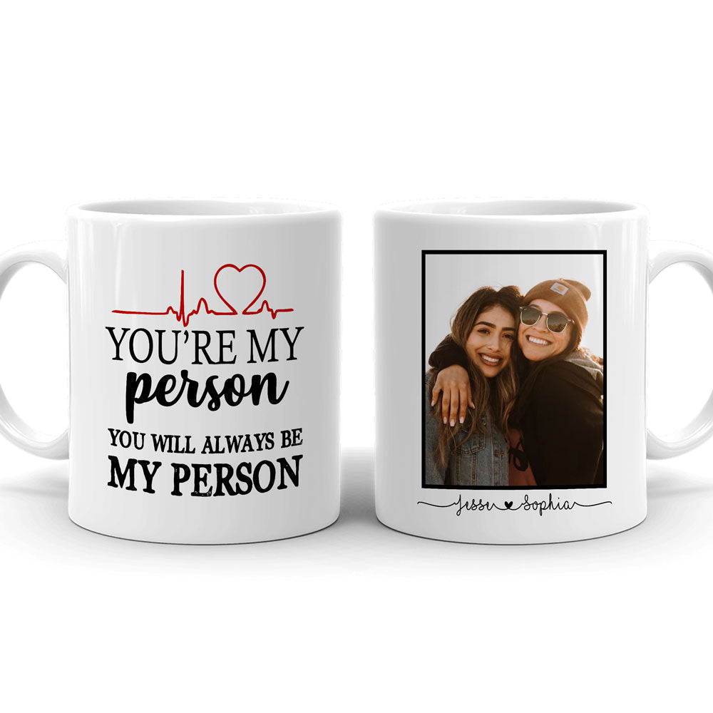 Best Friend BFF My Person Meaningful Friendship Personalized Mug