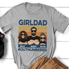 Dad And Daughter Girl Dad Personalized Shirt