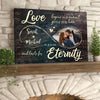 63701-Personalized Love Lasts Eternity 2 Canvas Gift For Her For Him H1
