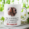 Dog Mom Thank You For Rescuing Me Funny Mother&#39;s Day Mug