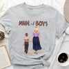 Personalized Gift For Mum, Mum of Boys Outnumbered Shirt