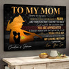 Firefighter Mom And Son Always Be Your Little Boy Meaningful Canvas