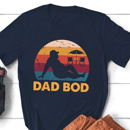 Gift For Dad It's Not A Dad Bod Its A Father Figure Funny Shirt