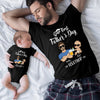 New Dad First Time Father&#39;s Day Beer Funny Matching Personalized Shirt