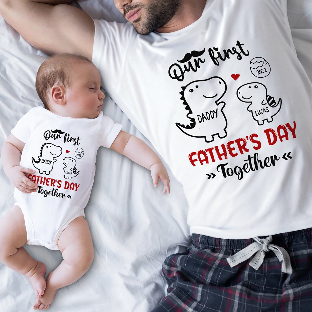 fathers day shirt and onesie