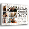 BFF Sisters Best One Is Mine Funny Personalized Canvas