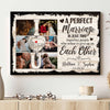 Couple A Perfect Marriage Anniversary Personalized Canvas