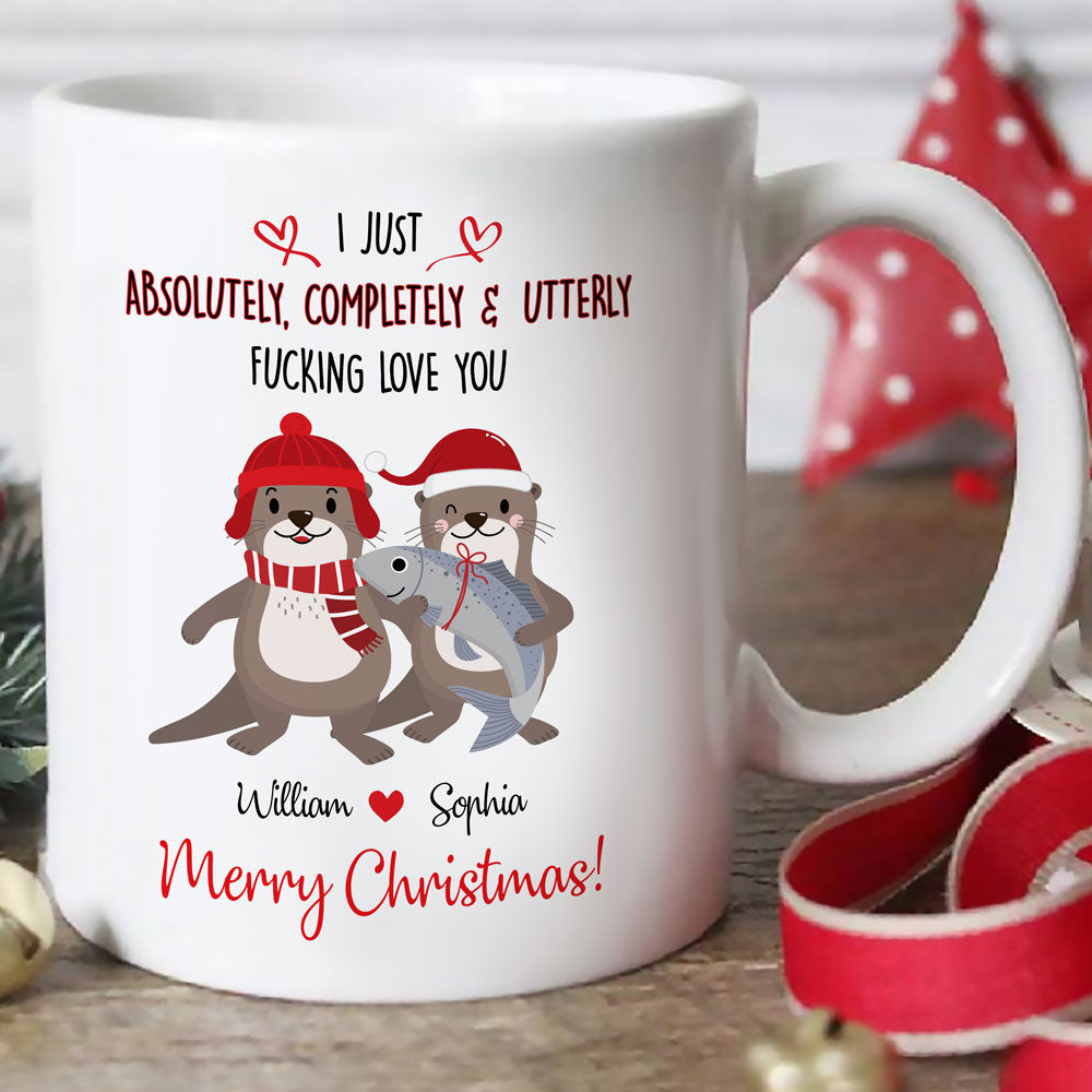 57589-Personalized Christmas Gift For Wife I Just Absolutely, Completely Fcking Love You H0