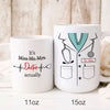 It&#39;s Miss Mrs Ms Doctor Actually Appreciation Personalized Mug