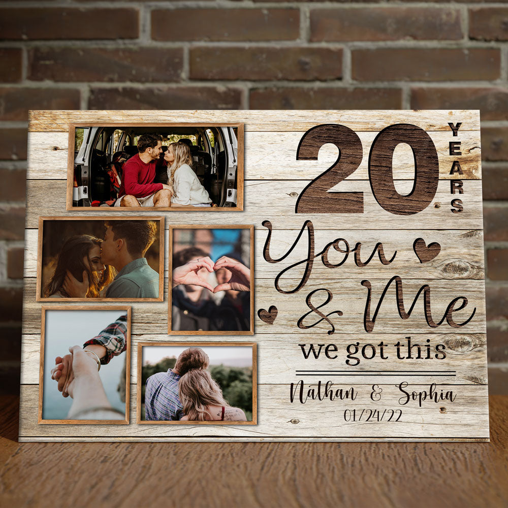 Personalised A4 Couple Scrapbook for First Anniversary or Wedding - Ou –  Craftwalla