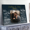Personalized Gift For Wife For Husband Wedding Anniversary Gift When I Tell You I Love You Canvas