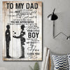 To my dad you are my hero from son poster gift for dad