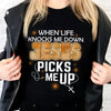 God Christian When Life Knocks Me Down Jesus Picks Me Up Meaningful Shirt