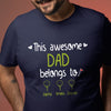 Golf Dad Belongs To Daughter Son Funny Personalized Shirt