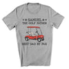 Golfing Father Best Dad By Par Funny Personalized Shirt