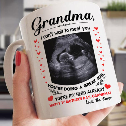 Personalized Happy 1st Mother's Day Mug First Gift For First Time Grandma