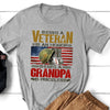 Grandpa Grandfather Veteran Priceless Meaningful Personalized Shirt
