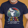 Grandpa Shark Mischief Funny Personalized Shirt