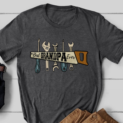 Grandpa Workshop Best Grandpa Ever Papa From Grandchild Shirt