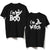 Her Boo His Witch Funny Matching T-Shirt Halloween Gift For Couple
