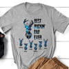 Happy Father&#39;s Day Best Buckin&#39; Dad Ever Personalized Shirt