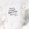 Personalized Happy 1St Mother&#39;s Day Baby Bodysuit