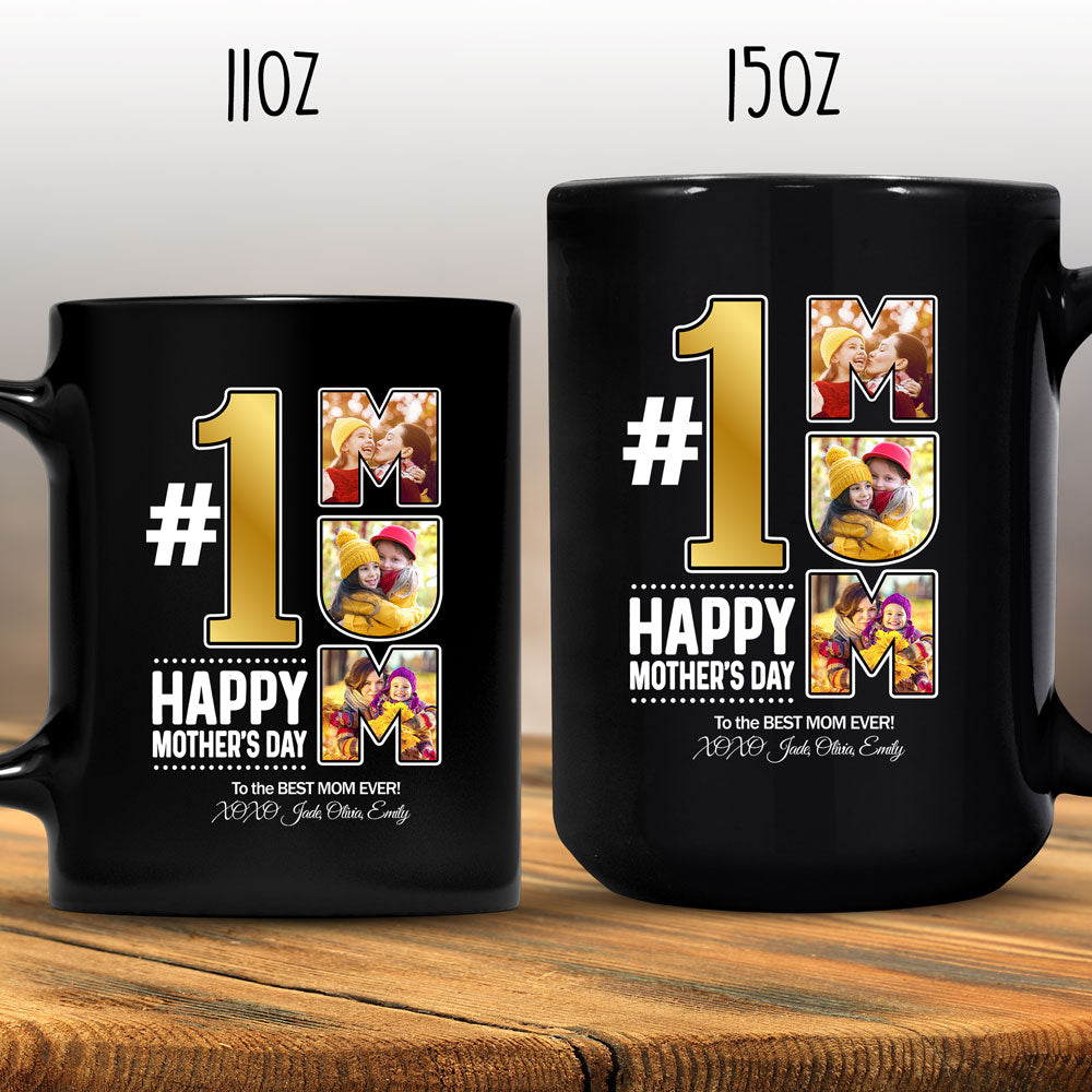 Happy Mother's Day Mum Best Mum Ever Meaningful  Personalized Mug - Family Panda