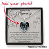 Personalized Gift For Expecting Mom As I Sit Here And Lie In Wait Heart Message Card Heart Necklace