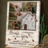 Home Is Where I&#39;m With You Wedding Anniversary Personalized Canvas