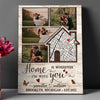 Home Is Where I&#39;m With You Wedding Anniversary Personalized Canvas