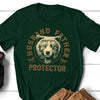 DadHusband Father Protector Brown Bear Shirt Gift For Dad