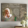 Husband Sympathy Gifts Loss Miss Him Memorial Personalized Canvas