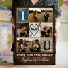 I Love You Couple Wedding Anniversary Wife Husband Personalized Canvas