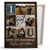 I Love You Couple Wedding Anniversary Wife Husband Personalized Canvas