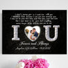 I Love You Forever And Always Couple Anniversary Personalized Canvas