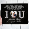 I Love You Forever And Always Couple Anniversary Personalized Canvas