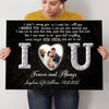 I Love You Forever And Always Couple Anniversary Personalized Canvas