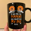 Don&#39;t Touch Skeleton Boob Girlfriend Halloween Personalized Mug