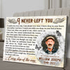 I Never Left You Memorial Sympathy Loss Of Mom Dad Personalized Canvas