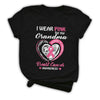 I wear Pink for my grandmaGift for Breast Cancer Awareness Support Tshirt