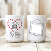 75993-I Wish You Lived Next Door Best Friend Funny Photo Personalized Mug H0