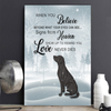 Love Never Dies Labrador Canvas